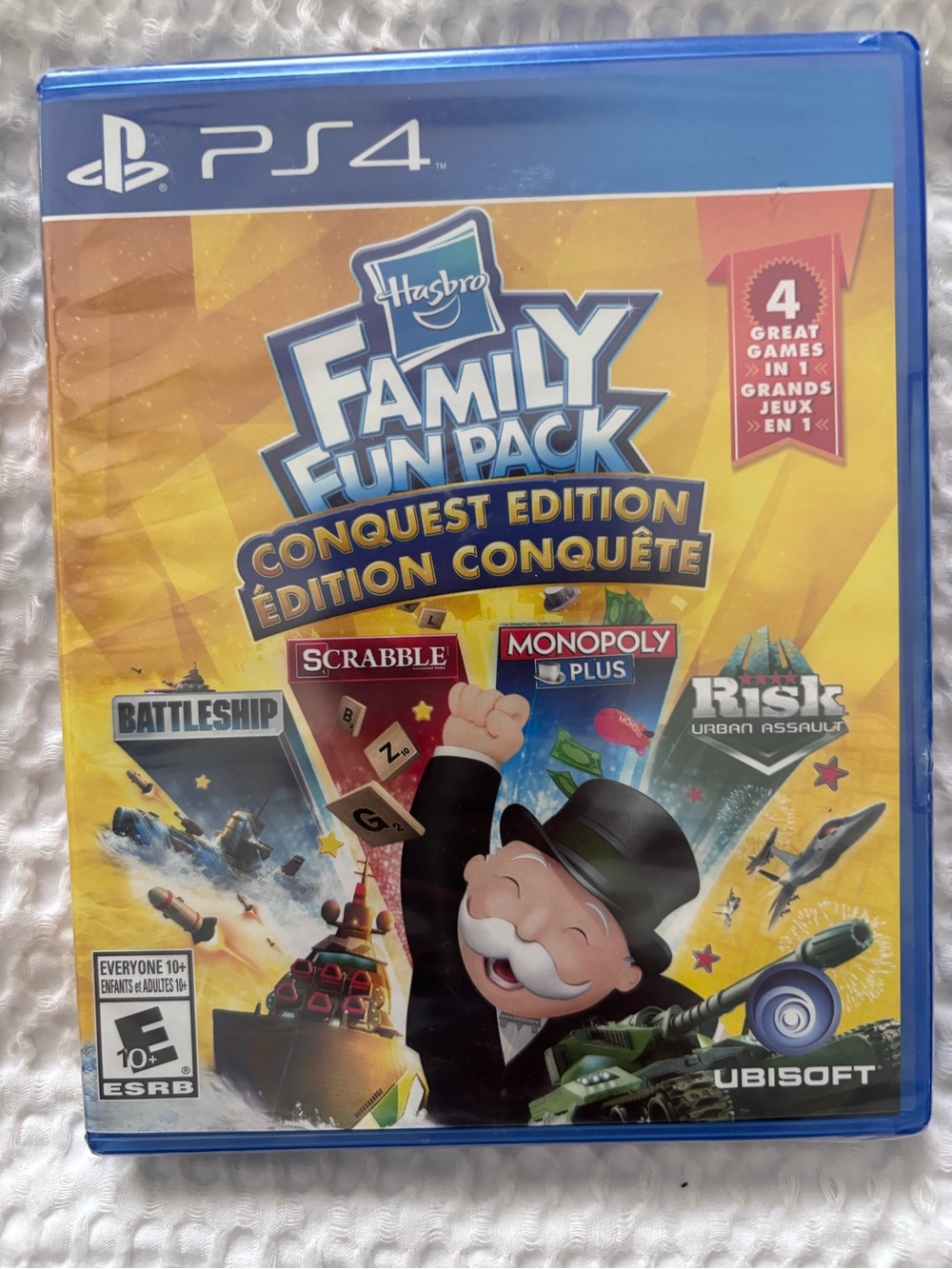 New - unopened Hasbro Family Fun Pack Conquest Edition (PS4)